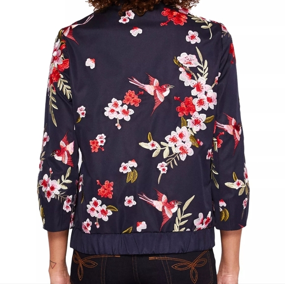 🍒LIKE NEW🍒 TED BAKER ORIENTAL BOMBER JACKET - Picture 8 of 12